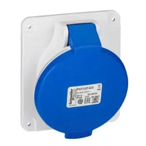 Ổ CẮM CÔNG NGHIỆP NGHIÊNG 2P E 32A CHINA IP44