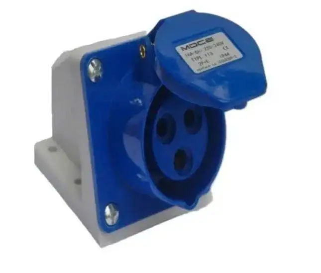 Ổ cắm công nghiệp cố định 3x32A IP44 md123 CHINA md123