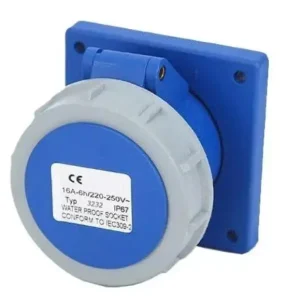 Ổ cắm công nghiệp cố định 3x32A IP 67 zyy1232 CHINA zyy1232