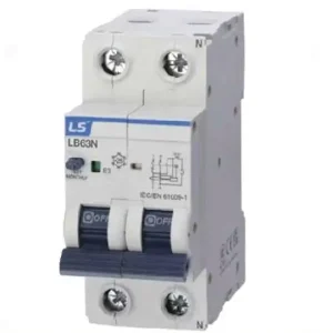 Aptomat RCBO chống rò điện LB63N 1P+N 25A 30mA 4.5kA LS ELECTRIC LB63N1PN25A