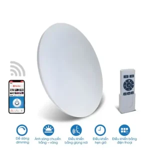 ĐÈN LED ỐP TRẦN THÔNG MINH WIFI 60W Model: LN17.WF.IR 550/60W