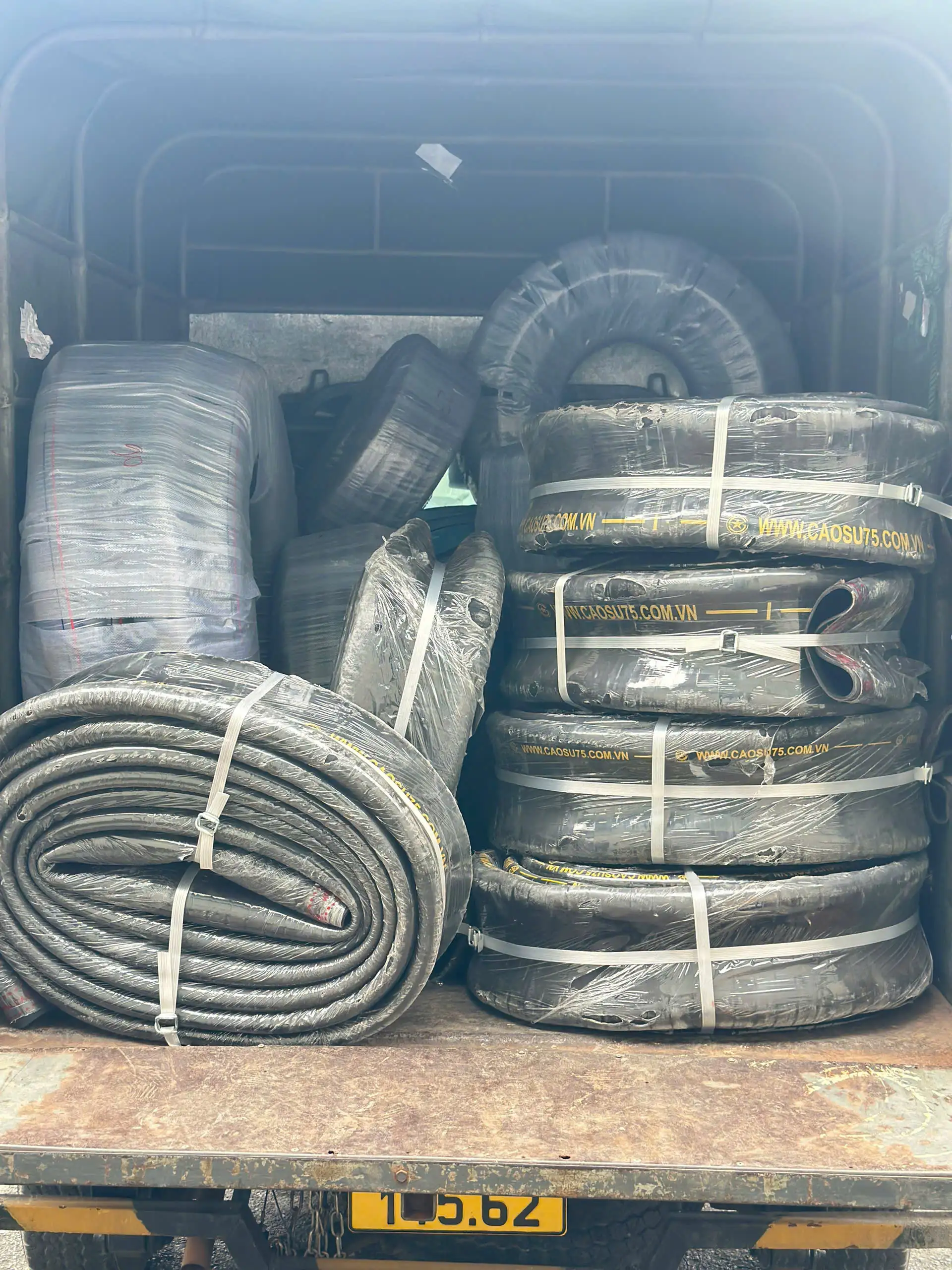 Ống cao su bố vải phi 200mm