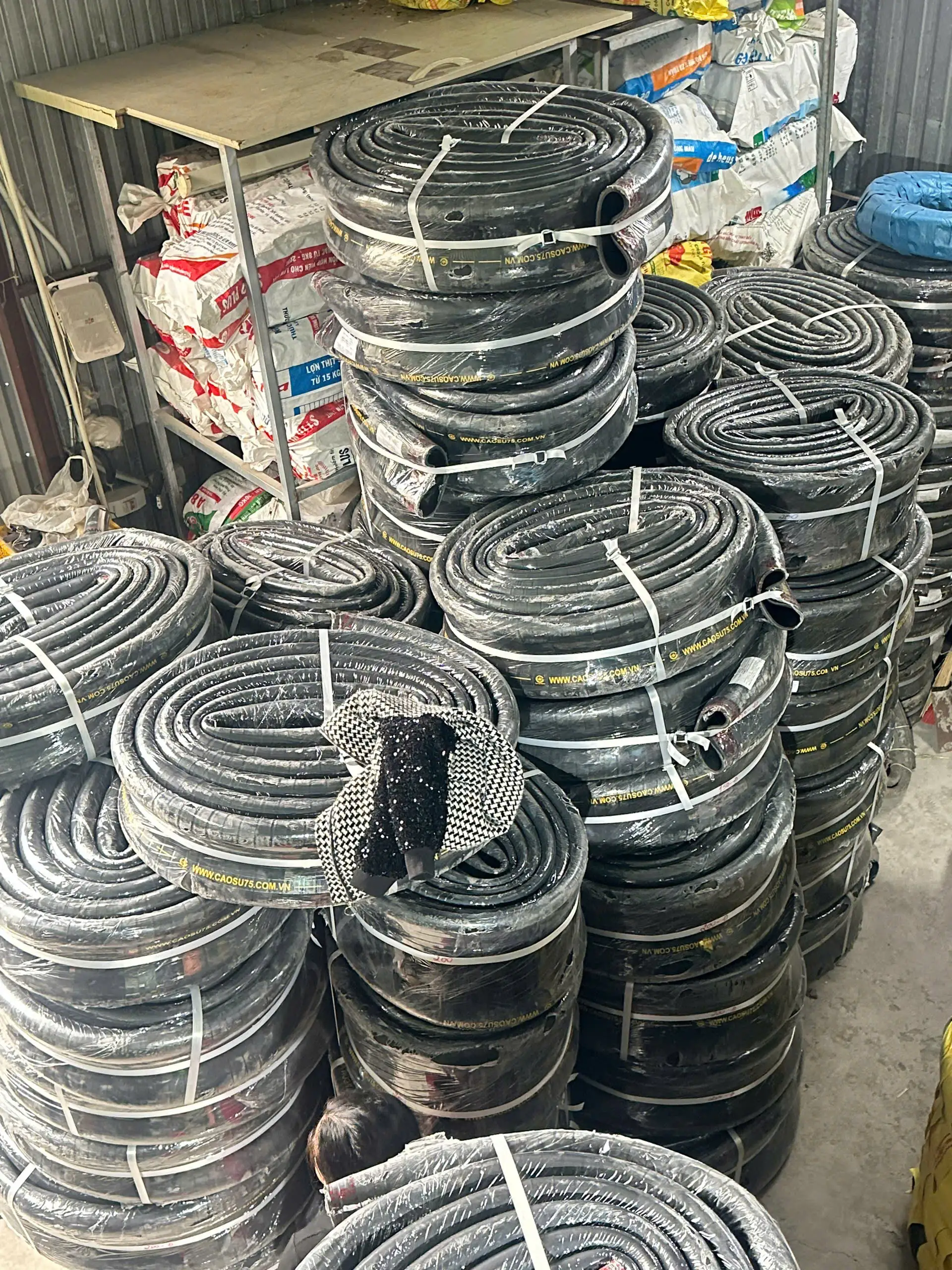 Ống cao su bố vải phi 300mm