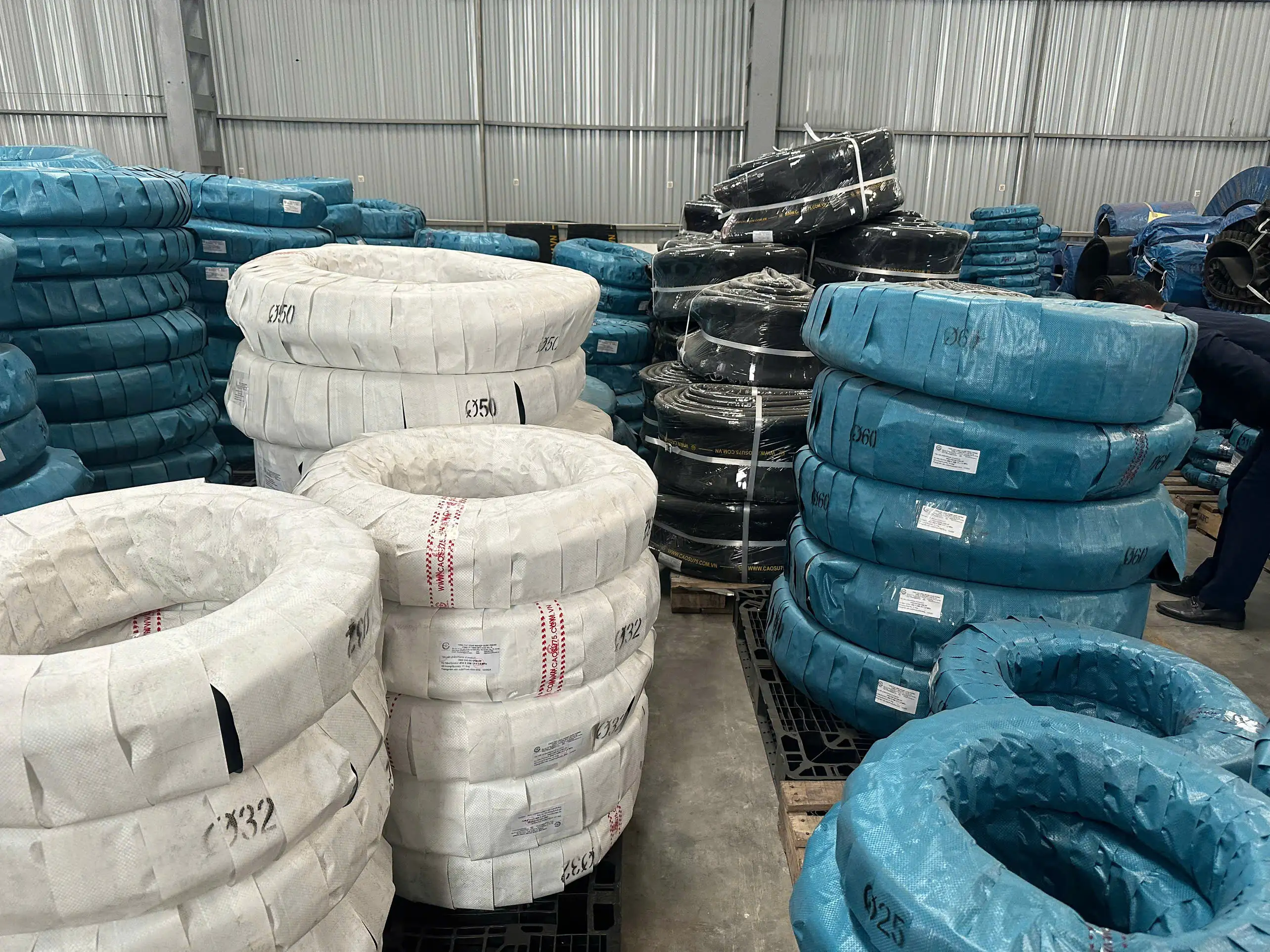 Ống cao su bố vải phi 16mm - 65mm
