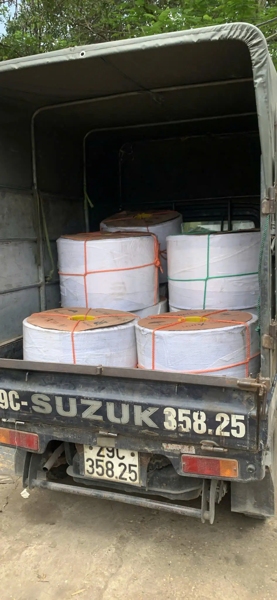 Ống bạt cốt dù phi 250mm